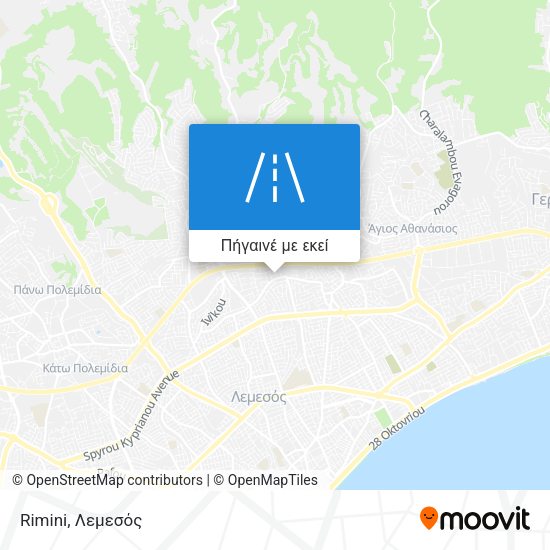 Rimini χάρτης