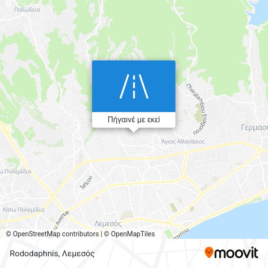 Rododaphnis χάρτης