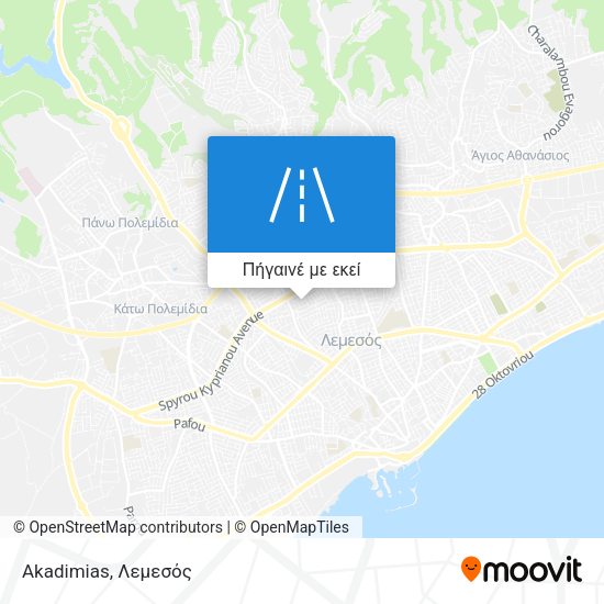 Akadimias χάρτης
