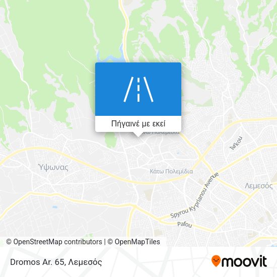 Dromos Ar. 65 χάρτης