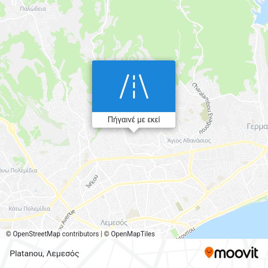 Platanou χάρτης