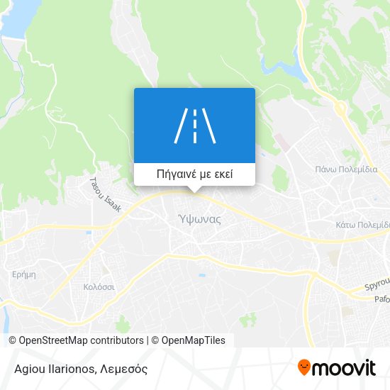 Agiou Ilarionos χάρτης