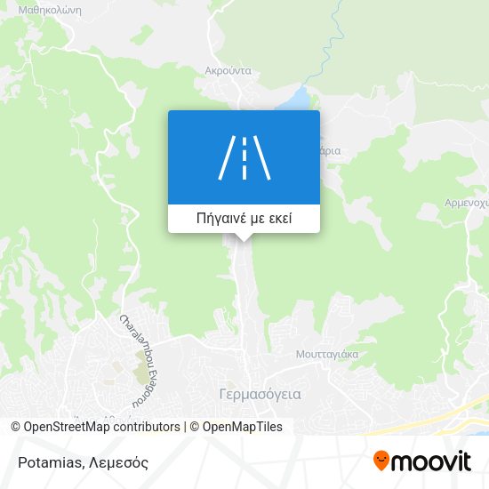 Potamias χάρτης