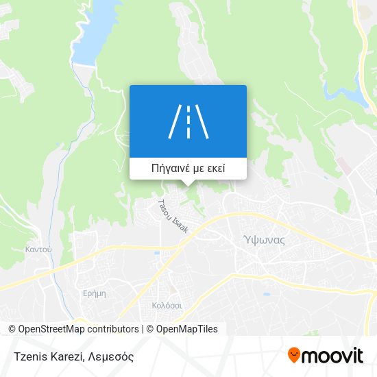 Tzenis Karezi χάρτης