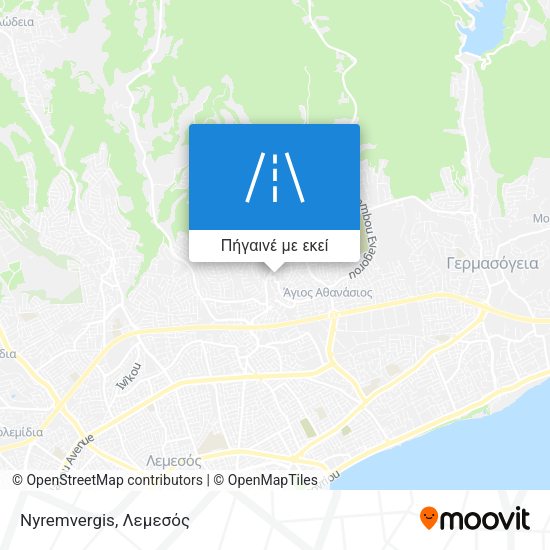 Nyremvergis χάρτης