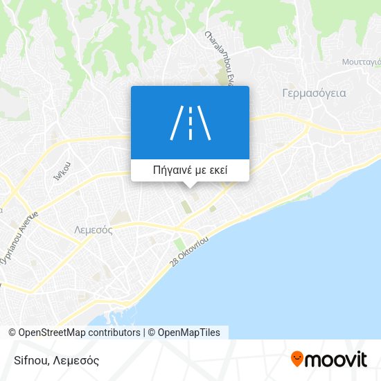 Sifnou χάρτης