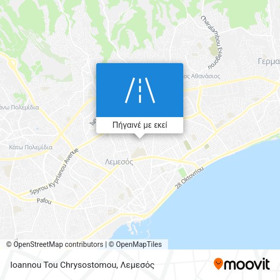 Ioannou Tou Chrysostomou χάρτης