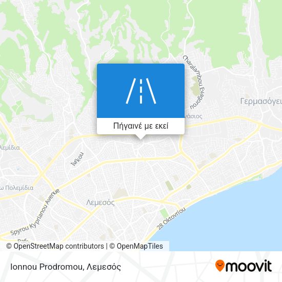 Ionnou Prodromou χάρτης