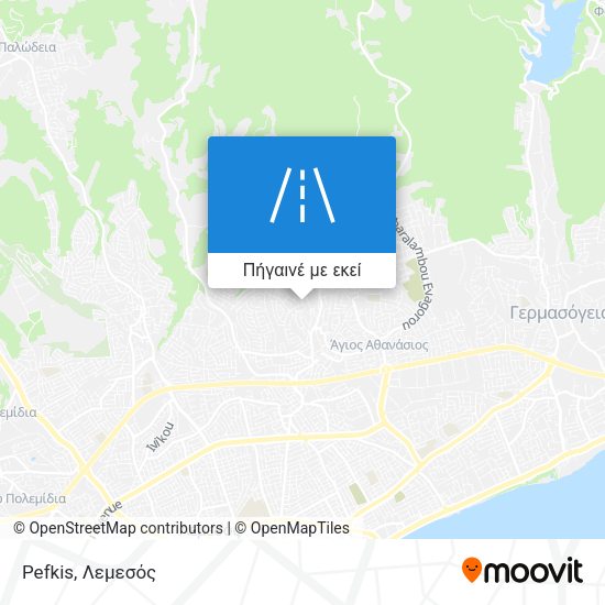 Pefkis χάρτης