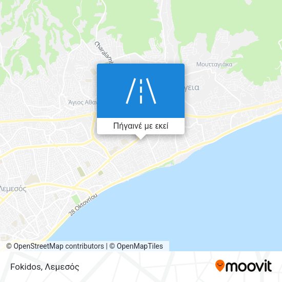 Fokidos χάρτης