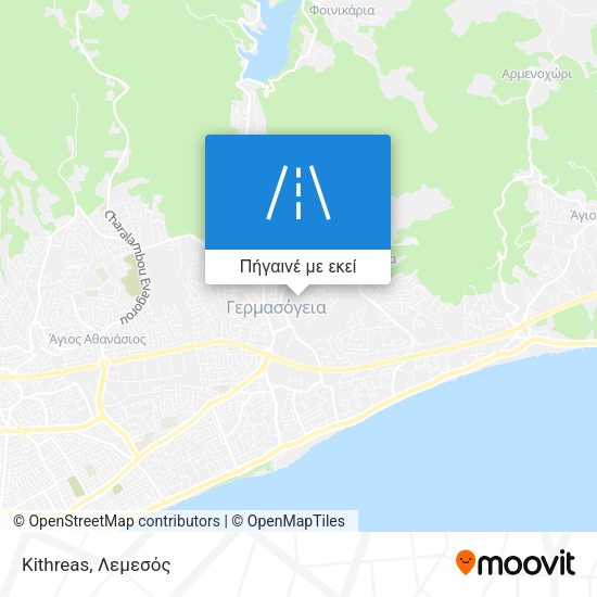 Kithreas χάρτης