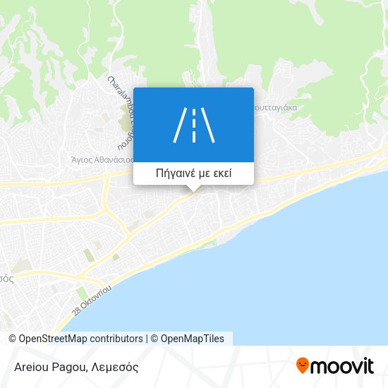 Areiou Pagou χάρτης