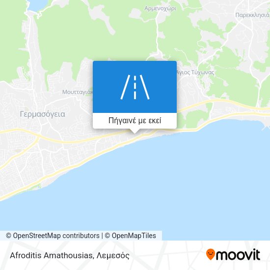 Afroditis Amathousias χάρτης