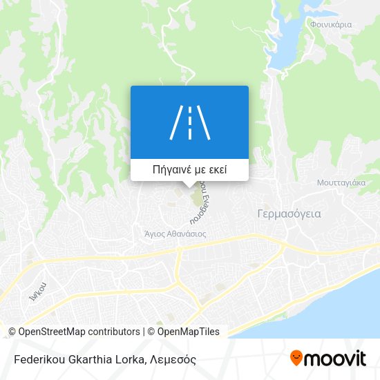 Federikou Gkarthia Lorka χάρτης