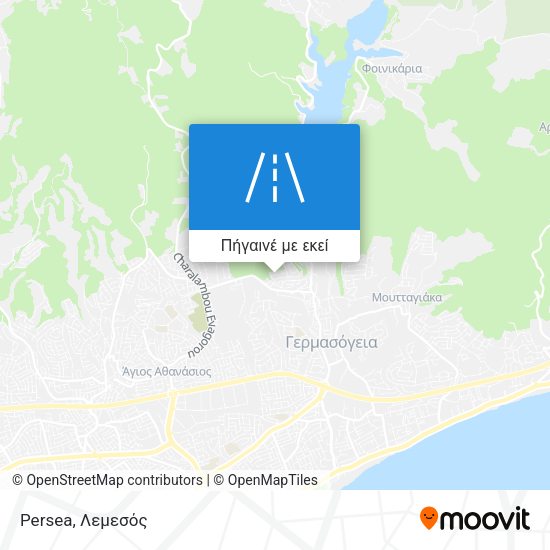 Persea χάρτης