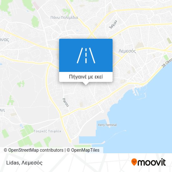 Lidas χάρτης