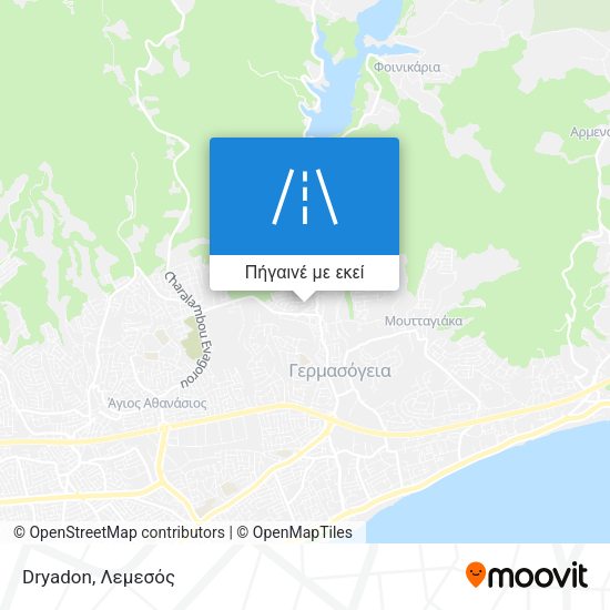 Dryadon χάρτης