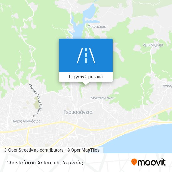Christoforou Antoniadi χάρτης