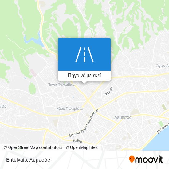 Entelvais χάρτης
