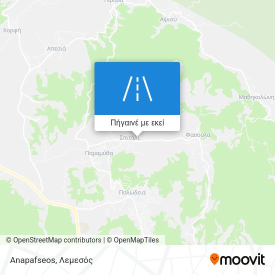 Anapafseos χάρτης