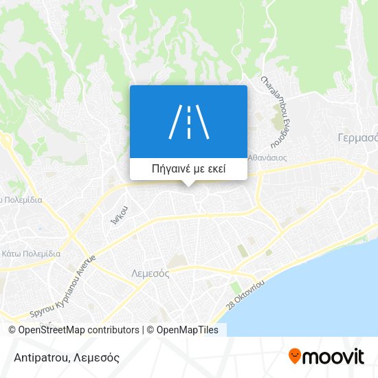 Antipatrou χάρτης