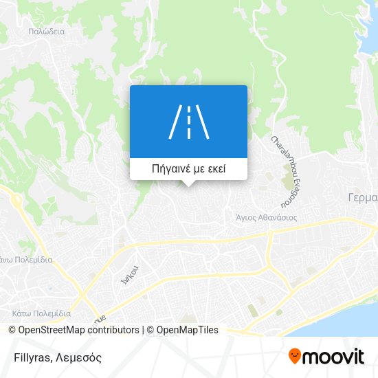 Fillyras χάρτης