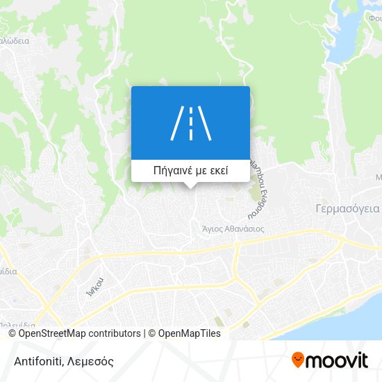 Antifoniti χάρτης