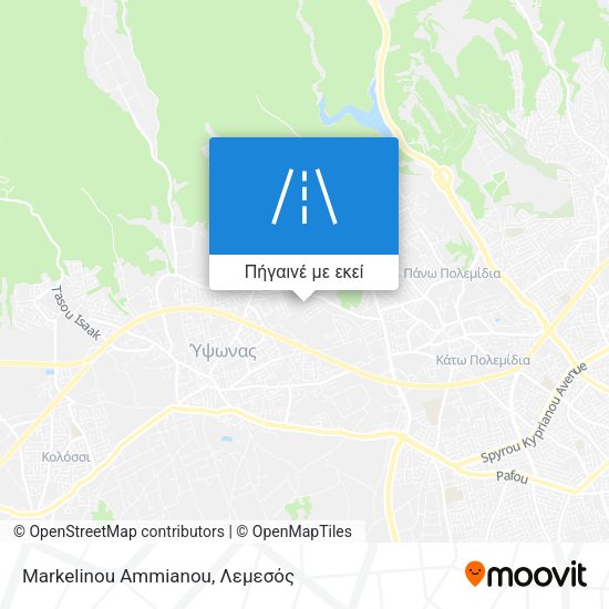 Markelinou Ammianou χάρτης