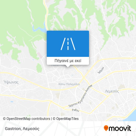 Gastrion χάρτης