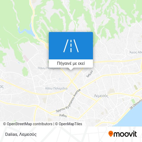 Dalias χάρτης