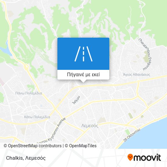 Chalkis χάρτης