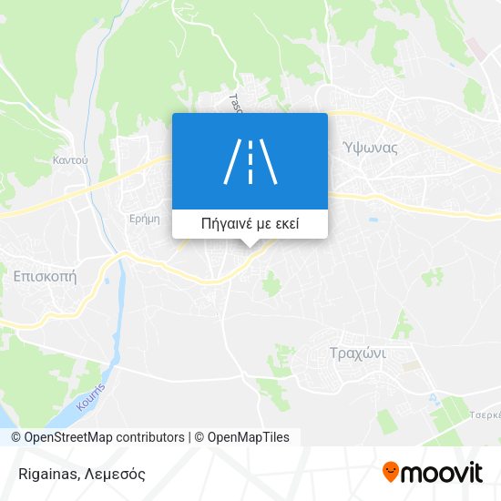 Rigainas χάρτης