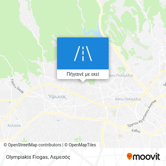 Olympiakis Fiogas χάρτης