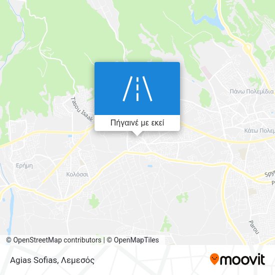 Agias Sofias χάρτης
