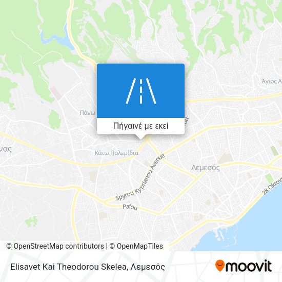 Elisavet Kai Theodorou Skelea χάρτης