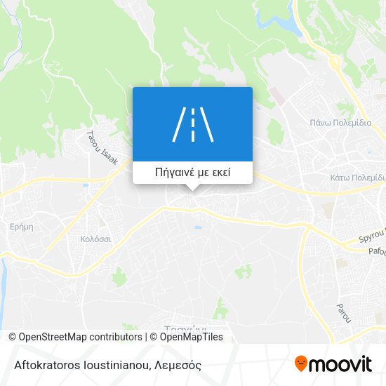 Aftokratoros Ioustinianou χάρτης