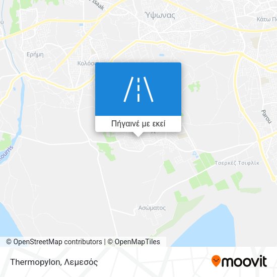 Thermopylon χάρτης
