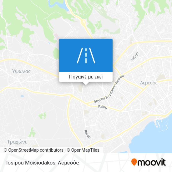Iosipou Moisiodakos χάρτης