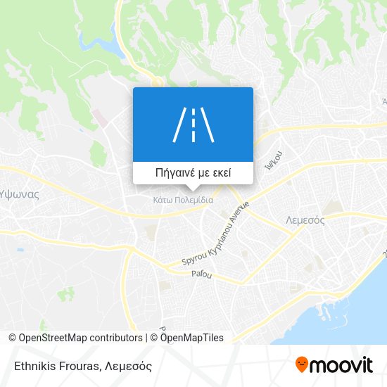 Ethnikis Frouras χάρτης