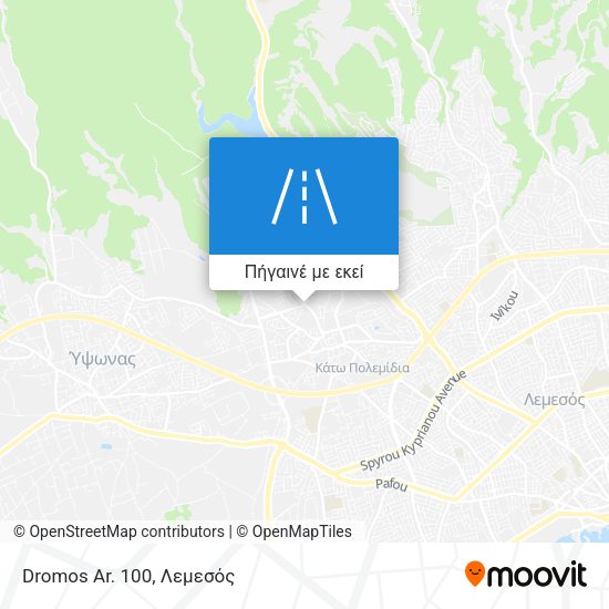 Dromos Ar. 100 χάρτης