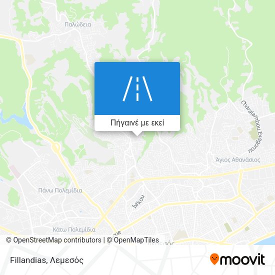 Fillandias χάρτης
