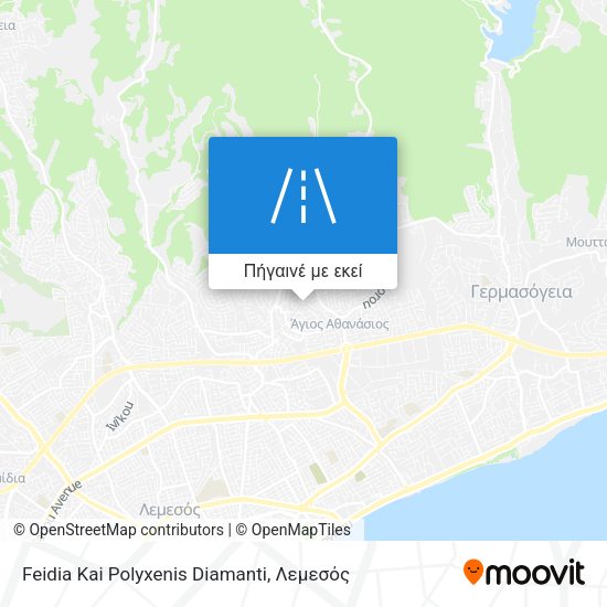 Feidia Kai Polyxenis Diamanti χάρτης