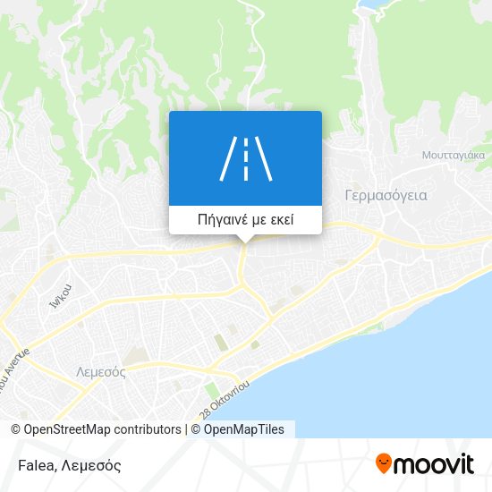 Falea χάρτης