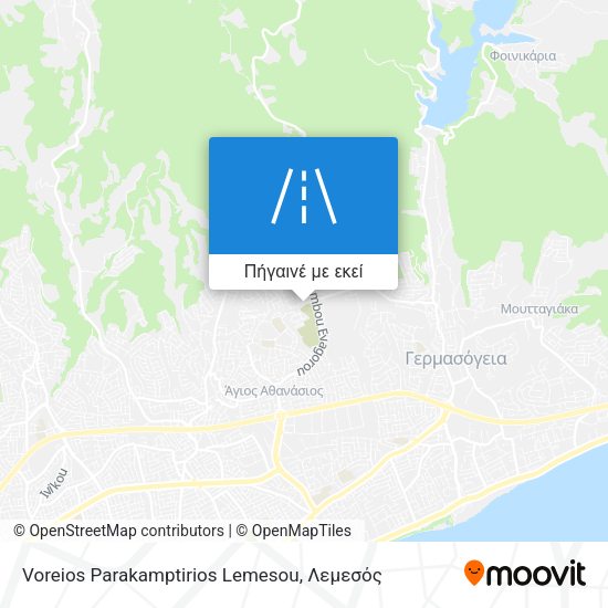 Voreios Parakamptirios Lemesou χάρτης