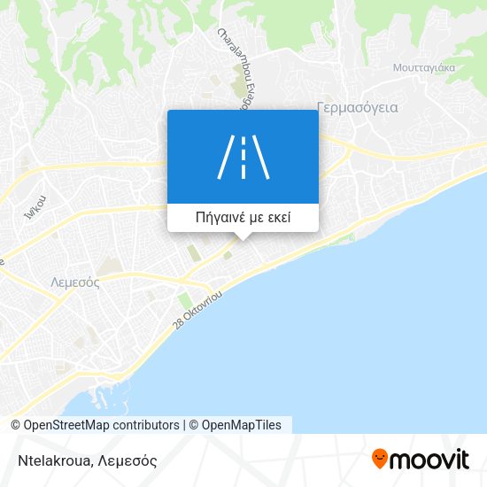 Ntelakroua χάρτης