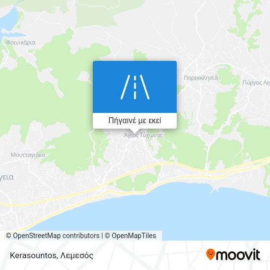 Kerasountos χάρτης