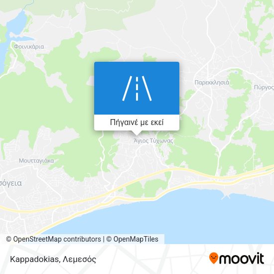 Kappadokias χάρτης