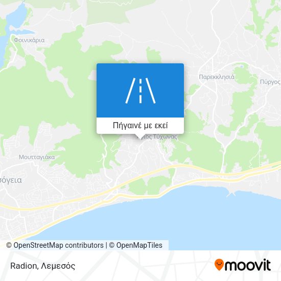 Radion χάρτης