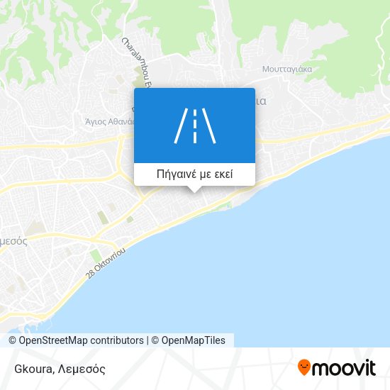 Gkoura χάρτης