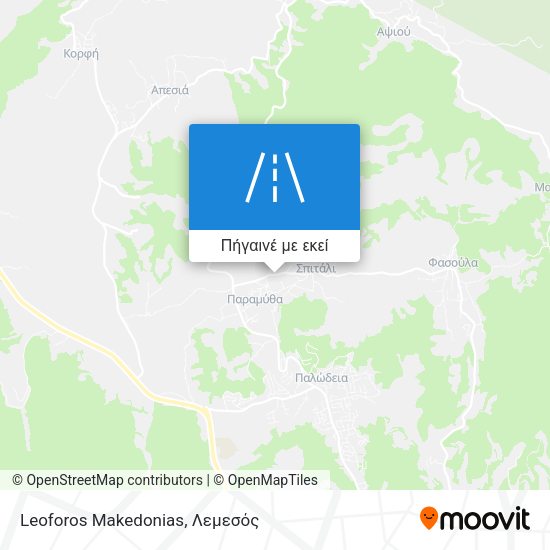 Leoforos Makedonias χάρτης